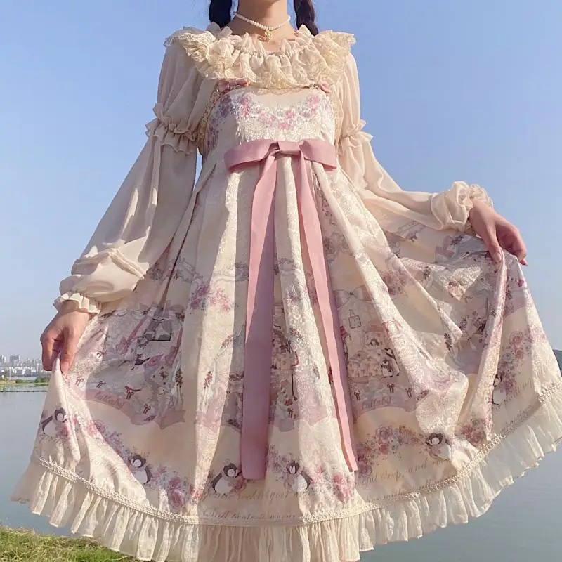 Оригинальное милое женское платье, рубашки в стиле "Лолита", женские шифоновые блузки с длинным рукавом, Женская кружевная рубашка мечты, же...
Оригинальное милое женское платье, рубашки в стиле "Лолита", женские шифоновые блузки с длинным рукавом, Женская кружевная рубашка мечты, же...