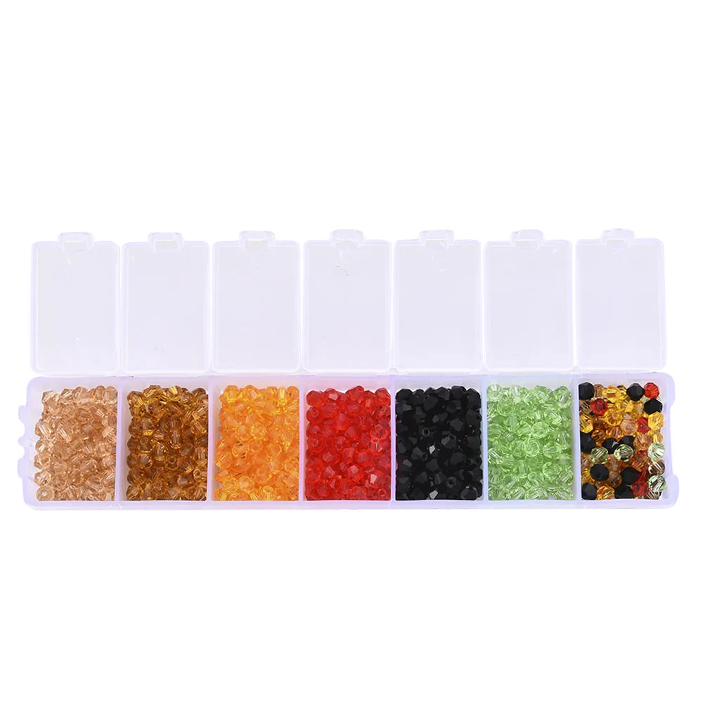 2020 New Fashion Pointed Beads Boxed DIY Jewelry Beaded Clothing Accessories Color Abacus Beads Jewelry 7 Grid 4MM
2020 New Fashion Pointed Beads Boxed DIY Jewelry Beaded Clothing Accessories Color Abacus Beads Jewelry 7 Grid 4MM