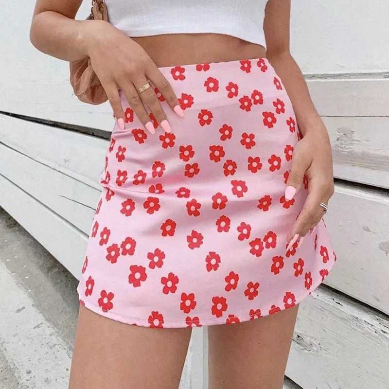 Mini Skirt Elegant Boho Skirts Womens High Waist Skirt Floral Satin Skirt Short A Line Skirts
Mini Skirt Elegant Boho Skirts Womens High Waist Skirt Floral Satin Skirt Short A Line Skirts