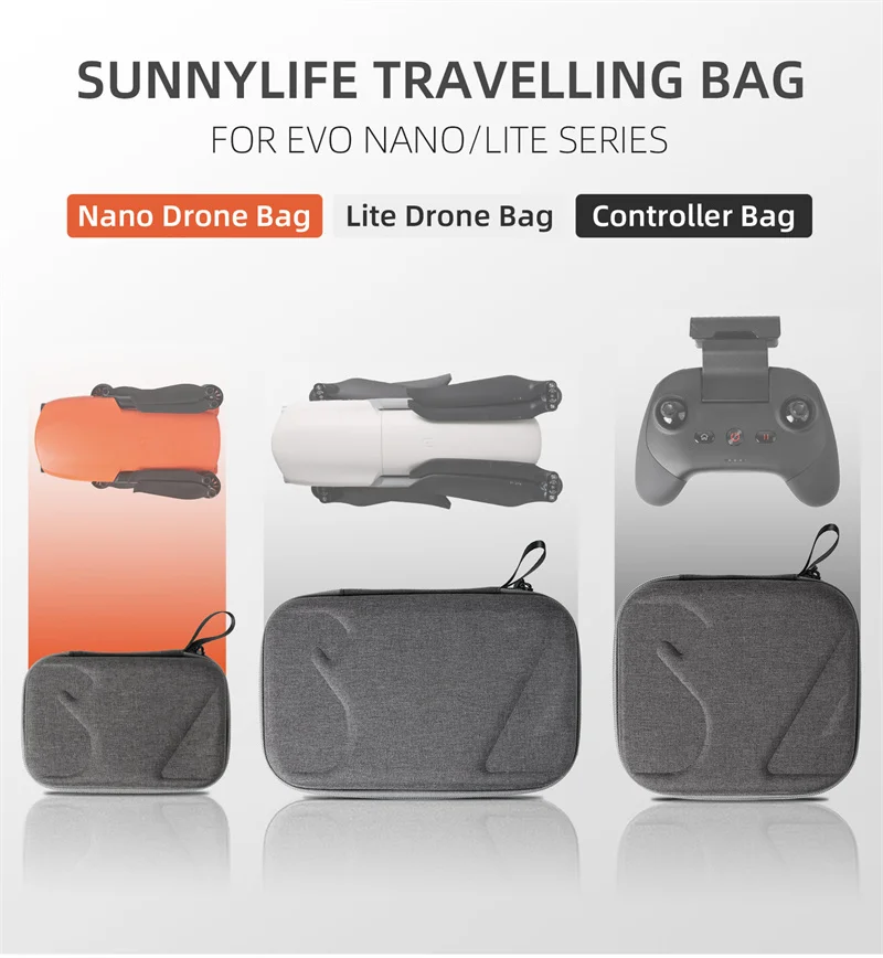 

Sunnylife Storage Bag/RC Remote Controller Bag /Drone Body Bag for EVO Nano/Nano+/EVO Lite/Lite Plus Drone Traval Bag Accessory