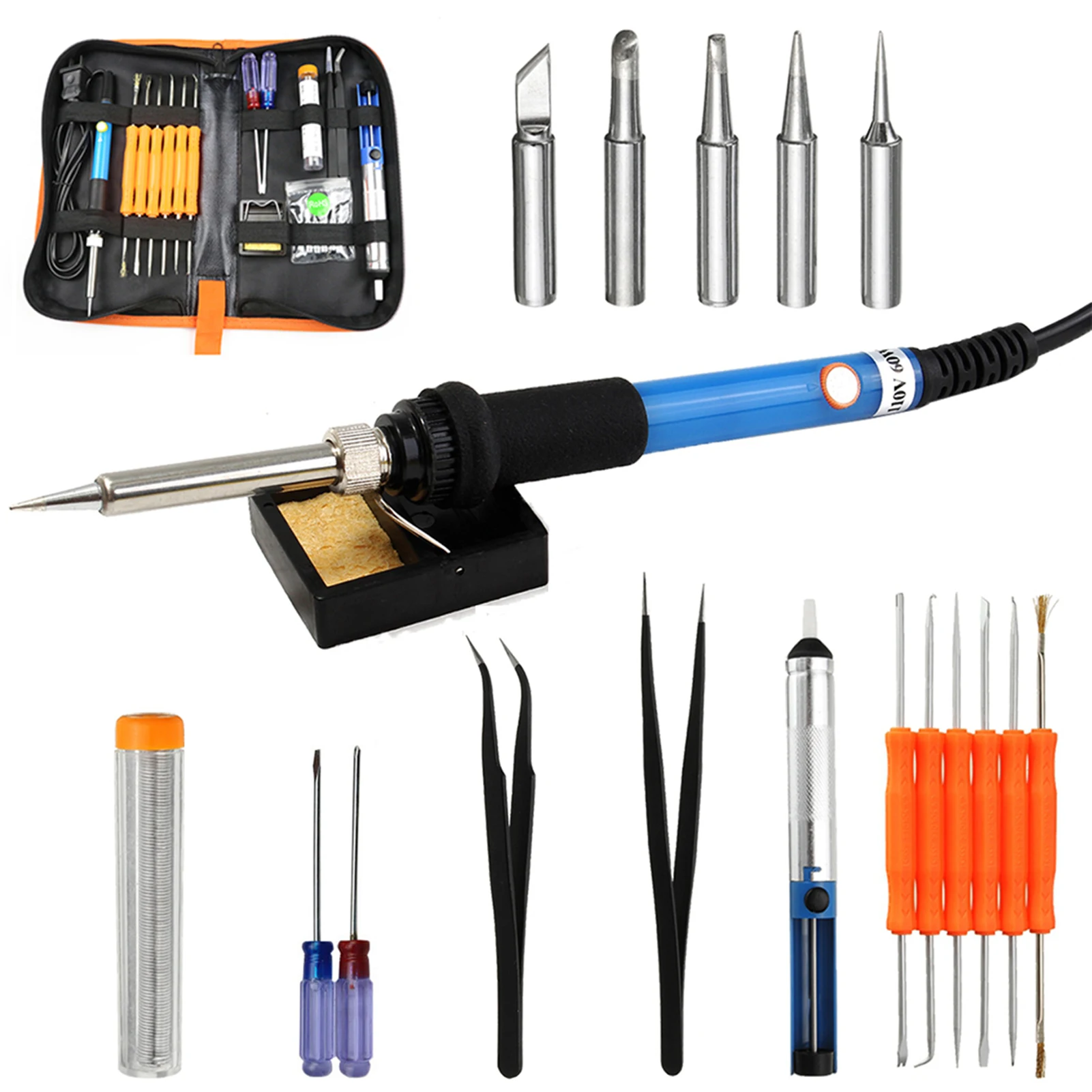 Electric Soldering Iron Set Temperature Adjustable Electric Soldering Iron Welding Tool Kit
Electric Soldering Iron Set Temperature Adjustable Electric Soldering Iron Welding Tool Kit
