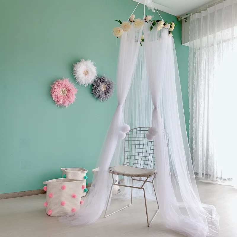 INS New Kid's Tent Rose Garland Mesh Babies' Mosquito Net Dome Hanging Decorative Bed Curtain Tent Bed Curtain
INS New Kid's Tent Rose Garland Mesh Babies' Mosquito Net Dome Hanging Decorative Bed Curtain Tent Bed Curtain