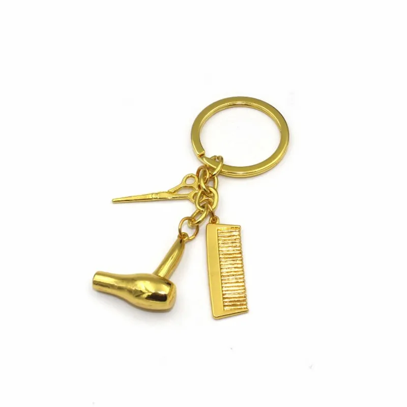 Creativity Hair Tools Comb Hairs Scissors Dryer Alloy Keychains Charm Hairstylist Wash & Blow Salon Graduation Gifts 
Creativity Hair Tools Comb Hairs Scissors Dryer Alloy Keychains Charm Hairstylist Wash & Blow Salon Graduation Gifts