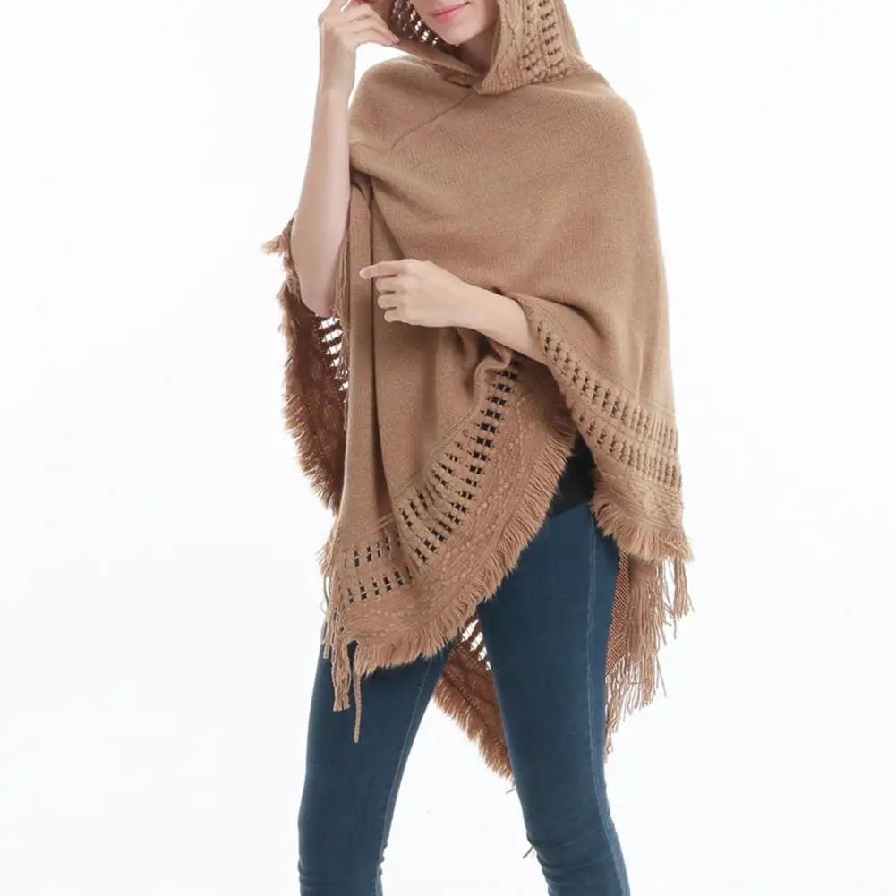 Women Cape Coat Solid Color Tassels Shawl Wrap Sweater Bohemian Style Spring Shawl Coat for Dating
Women Cape Coat Solid Color Tassels Shawl Wrap Sweater Bohemian Style Spring Shawl Coat for Dating
