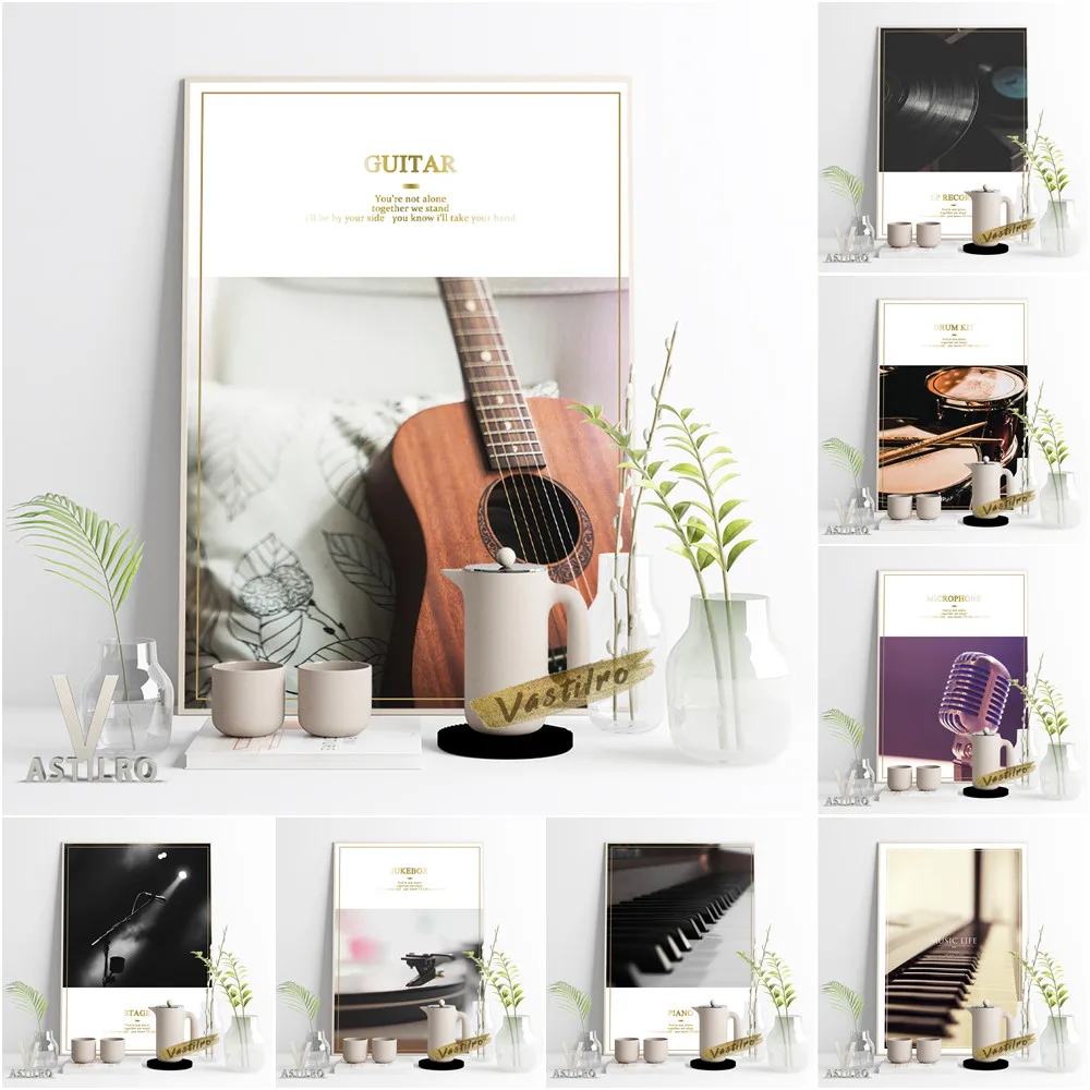 Photography Exhibition Poster Drum Kit Guitar Jukebox Piano Microphone Print Wall Picture Music Lovers Gift Studio Home Decor
Photography Exhibition Poster Drum Kit Guitar Jukebox Piano Microphone Print Wall Picture Music Lovers Gift Studio Home Decor
