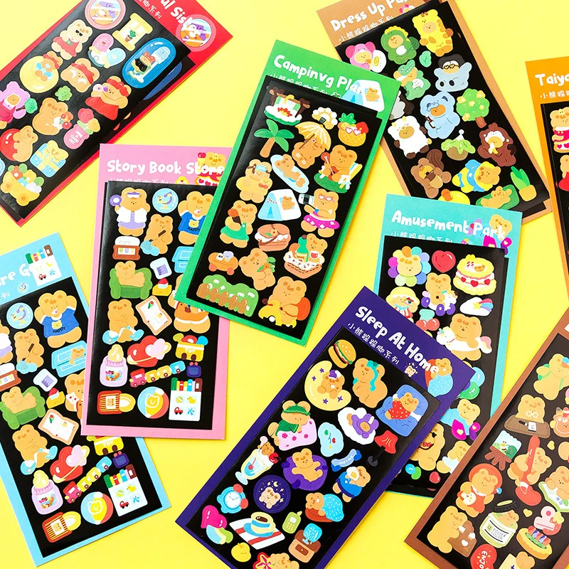 Мультяшный милый медведь, милая карточка с идентификатором, дневник нежелательной книги, фотография 
Мультяшный милый медведь, милая карточка с идентификатором, дневник нежелательной книги, фотография