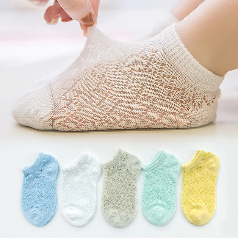 5 Pairs/Lot Children Cotton Socks Boy Girl Baby Infant Ultrathin Fashion Breathable Solid Mesh Socks For Summer 1-12T Teens Kids
5 Pairs/Lot Children Cotton Socks Boy Girl Baby Infant Ultrathin Fashion Breathable Solid Mesh Socks For Summer 1-12T Teens Kids