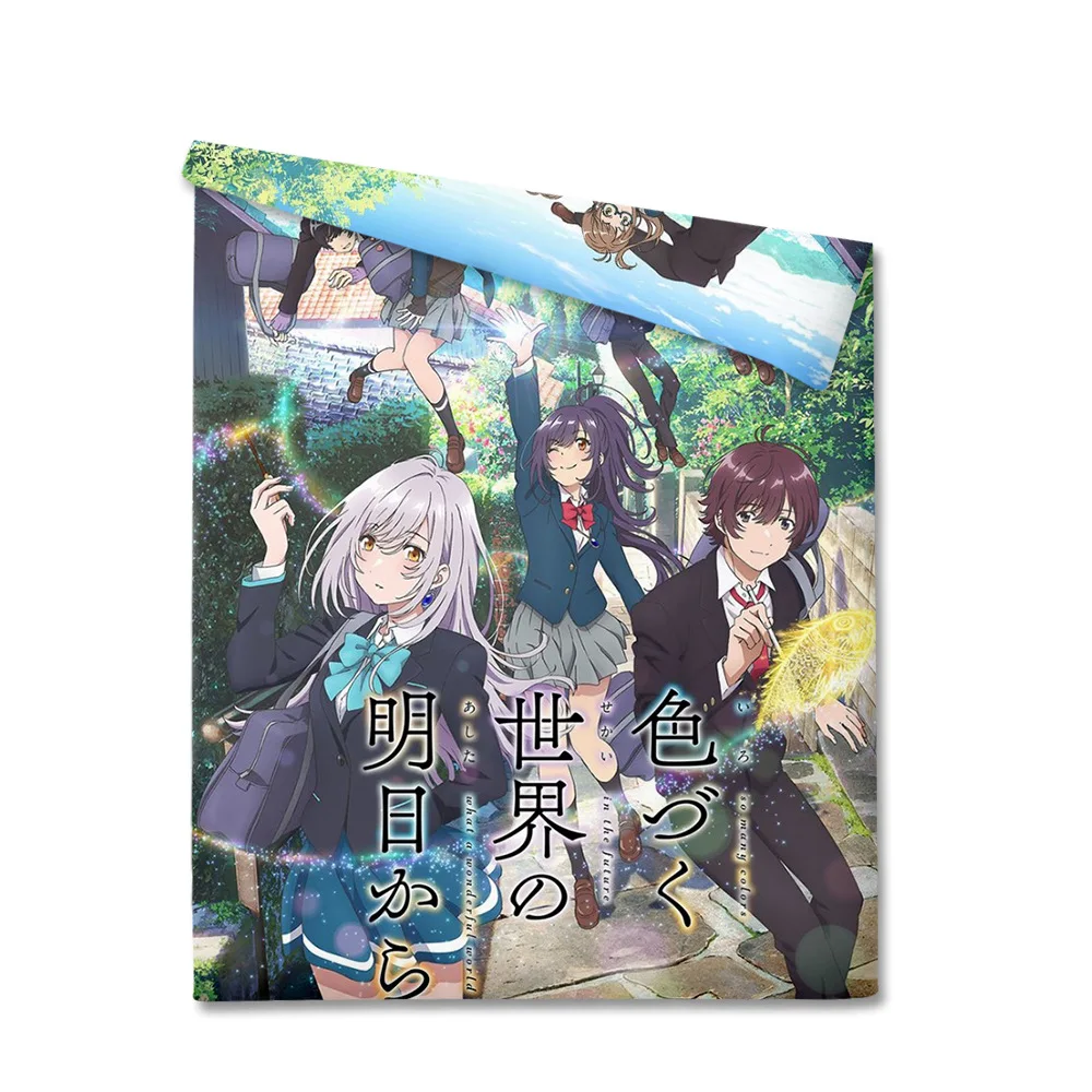 Anime Home Textile Bedding Sets Iroduku: The World in Colors DIY Custom Bed Quilt Duvet Cover Home Decor Bedclothes Milk Silk
Anime Home Textile Bedding Sets Iroduku: The World in Colors DIY Custom Bed Quilt Duvet Cover Home Decor Bedclothes Milk Silk