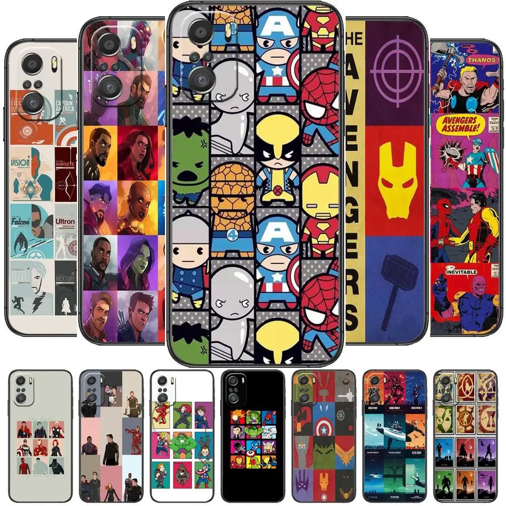 Plaid Marvel Phone Case For xiaomi redmi 11 Lite pro Ultra 10 9 8 MIX 4 FOLD 10T Black Cover Silicone Back Prett
Plaid Marvel Phone Case For xiaomi redmi 11 Lite pro Ultra 10 9 8 MIX 4 FOLD 10T Black Cover Silicone Back Prett