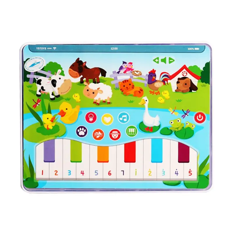 Funny Farm Animal Baby Children's Tablet Pad Multi-functional Piano Button Early Educational Toys
Funny Farm Animal Baby Children's Tablet Pad Multi-functional Piano Button Early Educational Toys