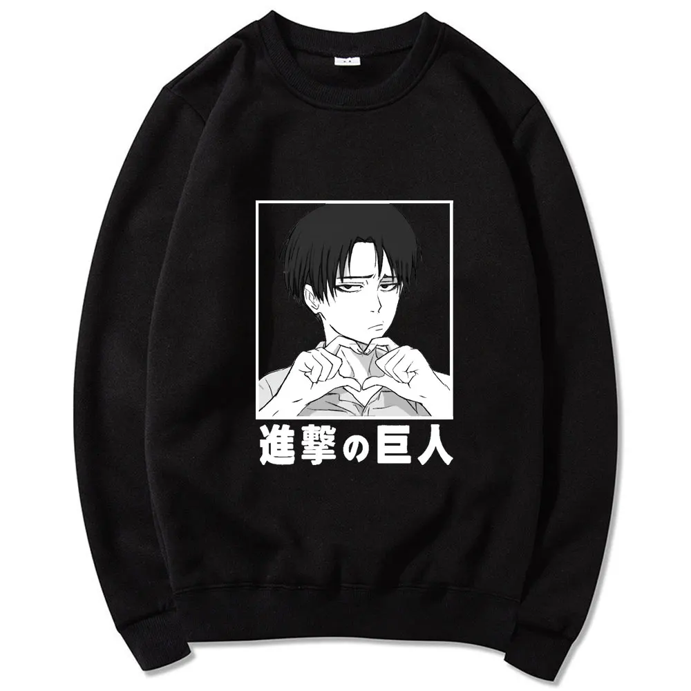 Japanese Anime Attack on Titan Sweatshirt Lovely Levi Ackerman Cosplay Clothing Tracksuit Men Women Harajuku Hip Hop Sweatshirts
Japanese Anime Attack on Titan Sweatshirt Lovely Levi Ackerman Cosplay Clothing Tracksuit Men Women Harajuku Hip Hop Sweatshirts