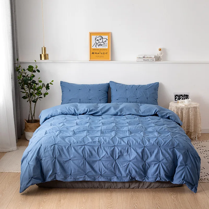 Bedding Set Square Plain Color Solid Color Pillowcase with Quilt Cover High Quality
Bedding Set Square Plain Color Solid Color Pillowcase with Quilt Cover High Quality