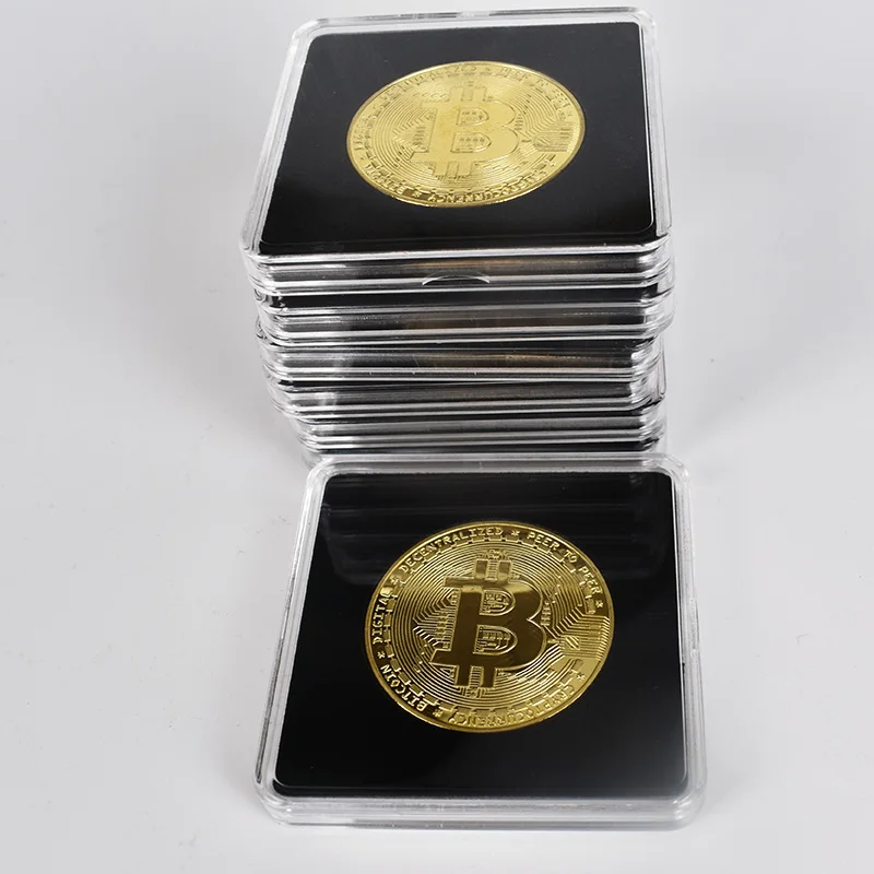 40mm Gold Bitcoin Coin with Acrylic Square Case Litecoin Eth XRP Doge IOTA Cardano ADA FIL Shiba Cryptocurrency Metal coin
40mm Gold Bitcoin Coin with Acrylic Square Case Litecoin Eth XRP Doge IOTA Cardano ADA FIL Shiba Cryptocurrency Metal coin