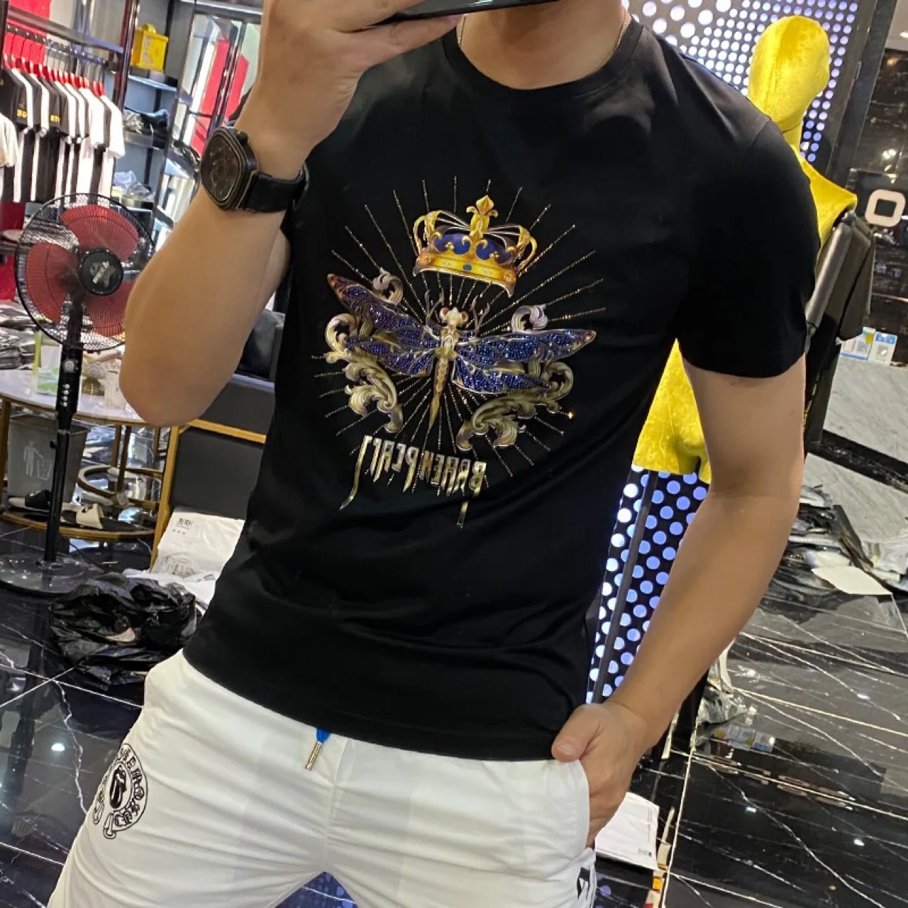 2021 summer new short-sleeved t-shirt men's trend printing pure cotton round neck casual slim white top
2021 summer new short-sleeved t-shirt men's trend printing pure cotton round neck casual slim white top
