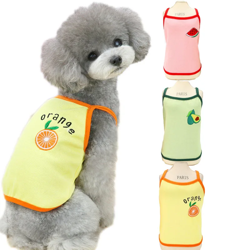 Fruit Pattern Vest Tshirt Dog Clothes Dog Sweatshirt Vest Summer For Small Dogs Shih Tzu Sleeveless Tank Top Shirt Pet Clothing
Fruit Pattern Vest Tshirt Dog Clothes Dog Sweatshirt Vest Summer For Small Dogs Shih Tzu Sleeveless Tank Top Shirt Pet Clothing