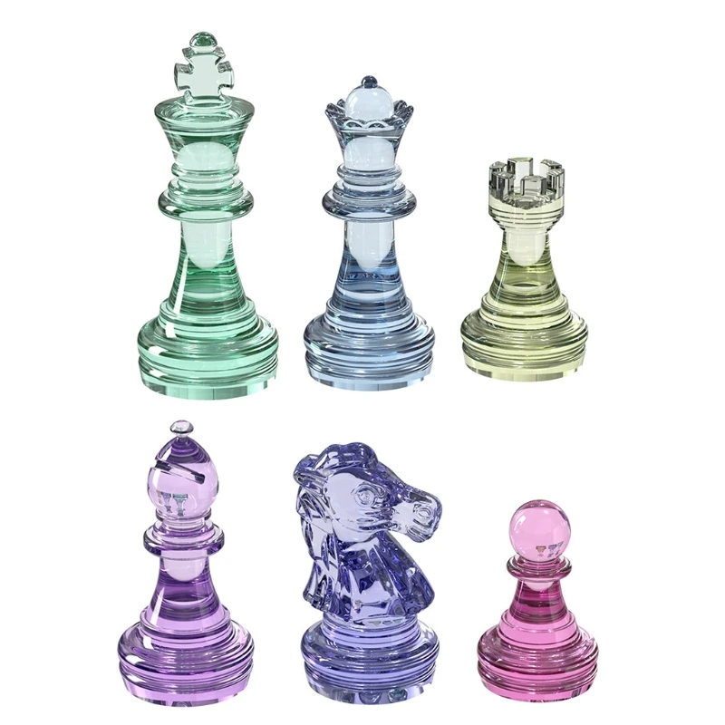 6 Pcs International Chess Epoxy Resin Mold Chess Pieces Silicone Mould DIY Crafts Jewelry Home Decorations Casting Tool
6 Pcs International Chess Epoxy Resin Mold Chess Pieces Silicone Mould DIY Crafts Jewelry Home Decorations Casting Tool