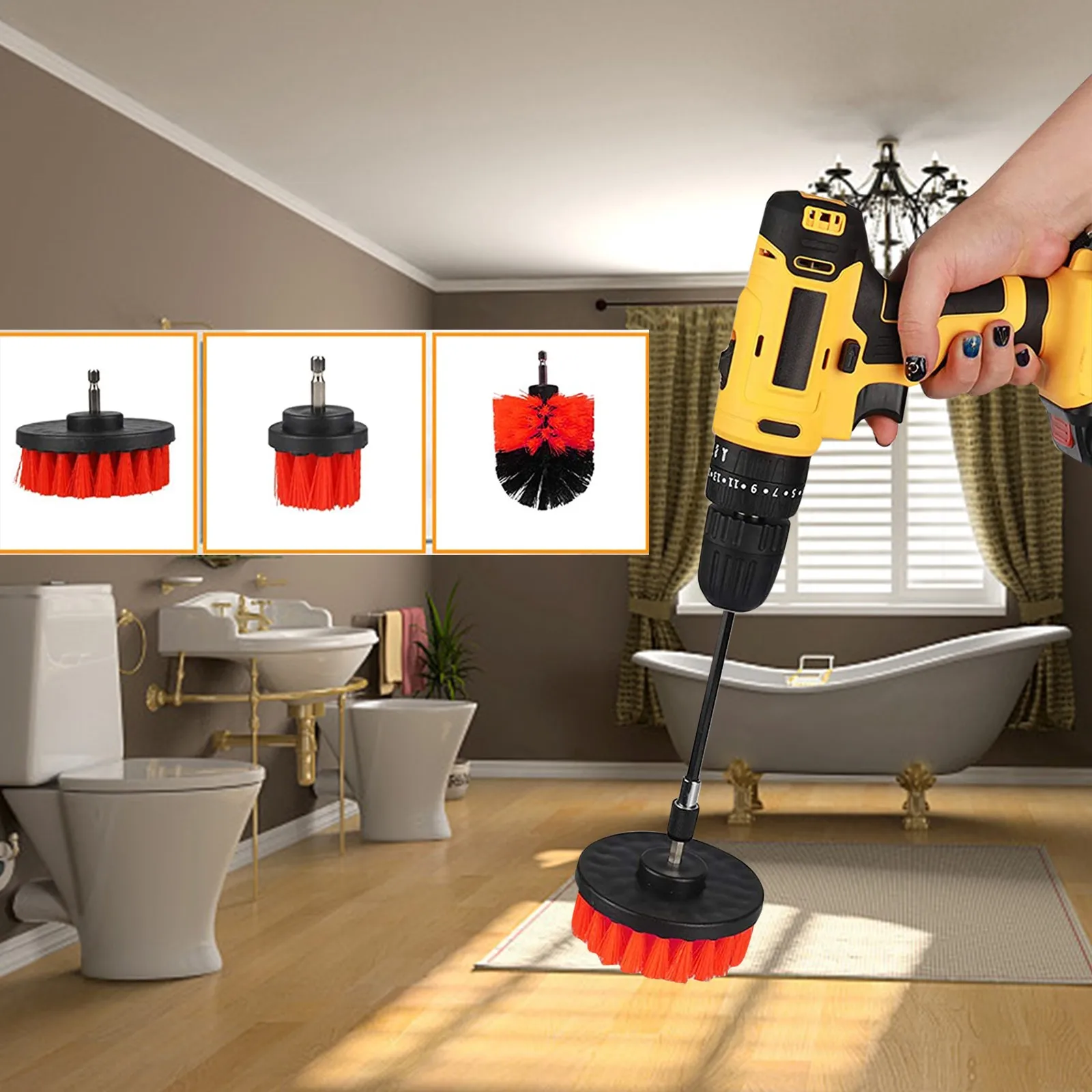 3PcsElectric дрель щеточка для чистки и обеззараживания колес Кухня глухих концов инструменты для чистки чище комбинированный ящик для инструме... 
3PcsElectric дрель щеточка для чистки и обеззараживания колес Кухня глухих концов инструменты для чистки чище комбинированный ящик для инструме...