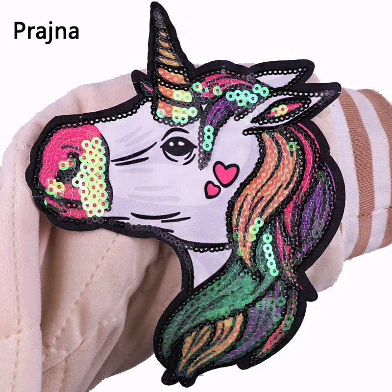 Unicorn Cloth Patches Sequin Applique For Clothes Sew on Patches For Clothing Cartoon Patch DIY Appliques On Clothes Stickers
Unicorn Cloth Patches Sequin Applique For Clothes Sew on Patches For Clothing Cartoon Patch DIY Appliques On Clothes Stickers