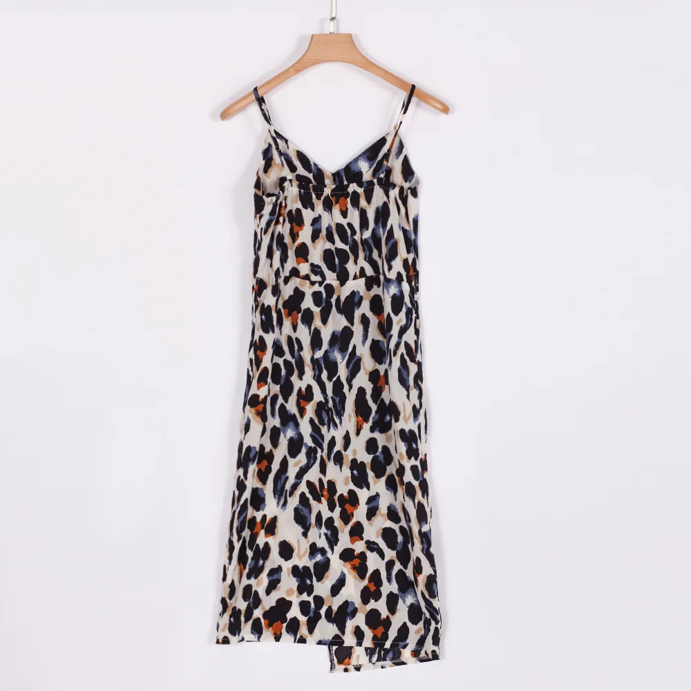 2020 Women Chiffon Leopard Summer Dress Sexy Spaghetti Strap Female Floral Print Boho Beach Dress Casual Flowy Dresses Vestidos
2020 Women Chiffon Leopard Summer Dress Sexy Spaghetti Strap Female Floral Print Boho Beach Dress Casual Flowy Dresses Vestidos