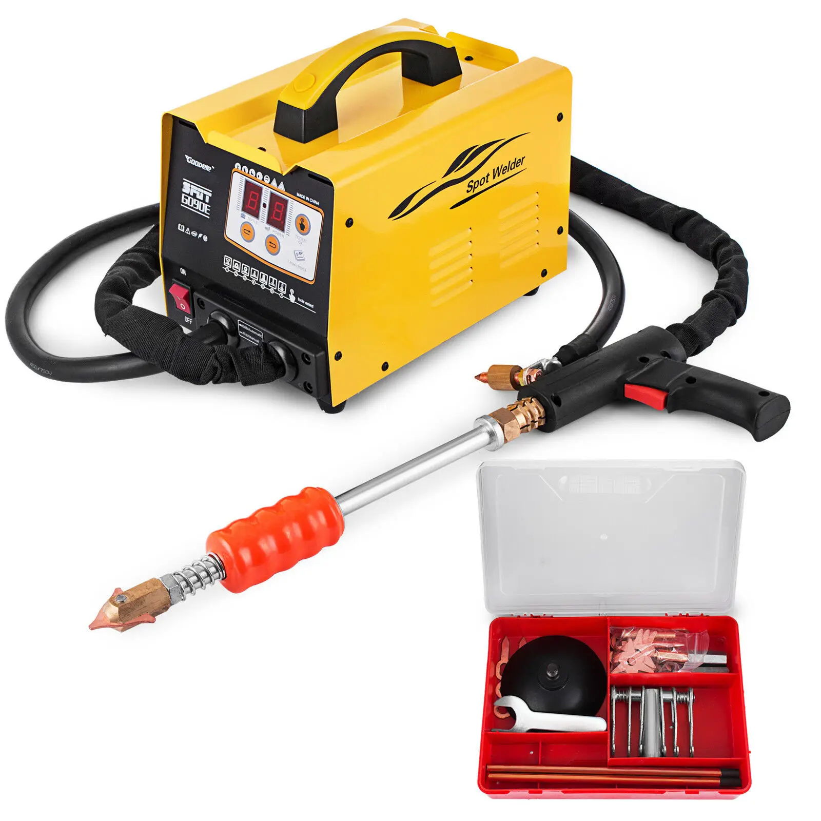 Vevor 7 channels 220V G90E Spot Puller Bonnet Dent Repair Welder Bonnet 3500A Panel
Vevor 7 channels 220V G90E Spot Puller Bonnet Dent Repair Welder Bonnet 3500A Panel