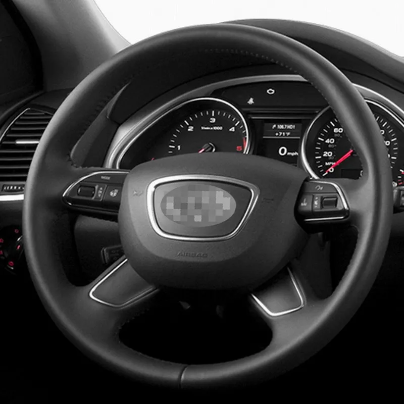 Car Steering Wheel Horn Button Cover For Audi A4L Q7 Auto Accessories Plastic ABS
Car Steering Wheel Horn Button Cover For Audi A4L Q7 Auto Accessories Plastic ABS