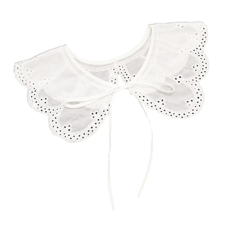Women White Hollow Out Petal False Collar Shawl Wrap Embroidery Floral Butterfly Wing Shape Capelet Dickey Necklace
Women White Hollow Out Petal False Collar Shawl Wrap Embroidery Floral Butterfly Wing Shape Capelet Dickey Necklace