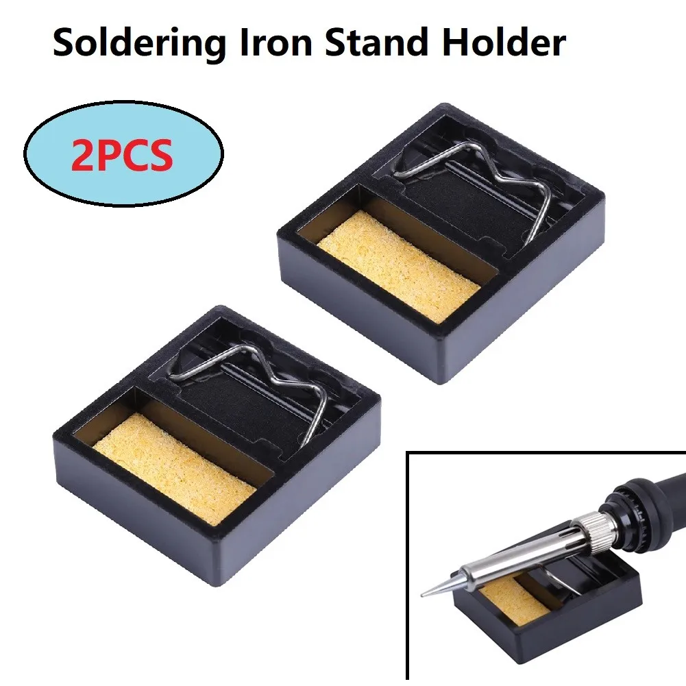2PCS Mini Soldering Iron Stand Holder Welding Solder Clean Sponge Soldering Iron Stand Black For BGA Soldering Metal Sponge
2PCS Mini Soldering Iron Stand Holder Welding Solder Clean Sponge Soldering Iron Stand Black For BGA Soldering Metal Sponge