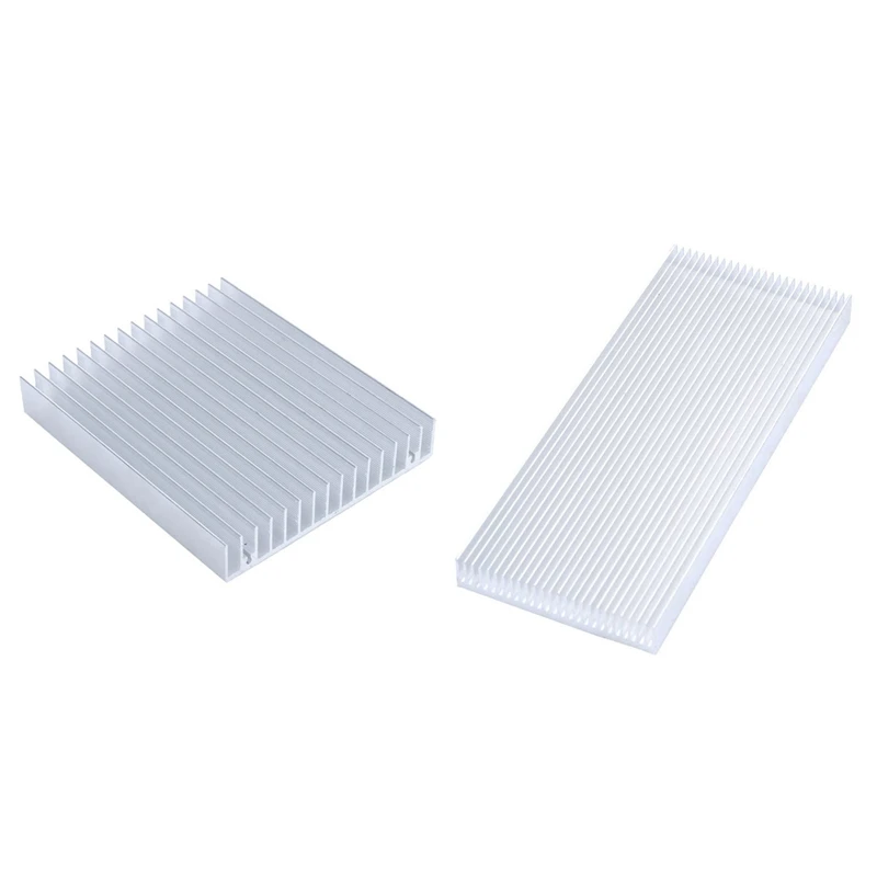AU42 -2Pcs Aluminium Radiator Heatsink Heat Difuse Sink Cooling Fin 120X100X18mm & 100X41X8mm
AU42 -2Pcs Aluminium Radiator Heatsink Heat Difuse Sink Cooling Fin 120X100X18mm & 100X41X8mm
