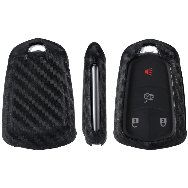 Carbon fiber silicone bag is suitable for Cadillac ESV Escalade CTS XTS SRX ATS 2015 2016 2017 2018 CT5 XT5 XT6 car key cover
Carbon fiber silicone bag is suitable for Cadillac ESV Escalade CTS XTS SRX ATS 2015 2016 2017 2018 CT5 XT5 XT6 car key cover