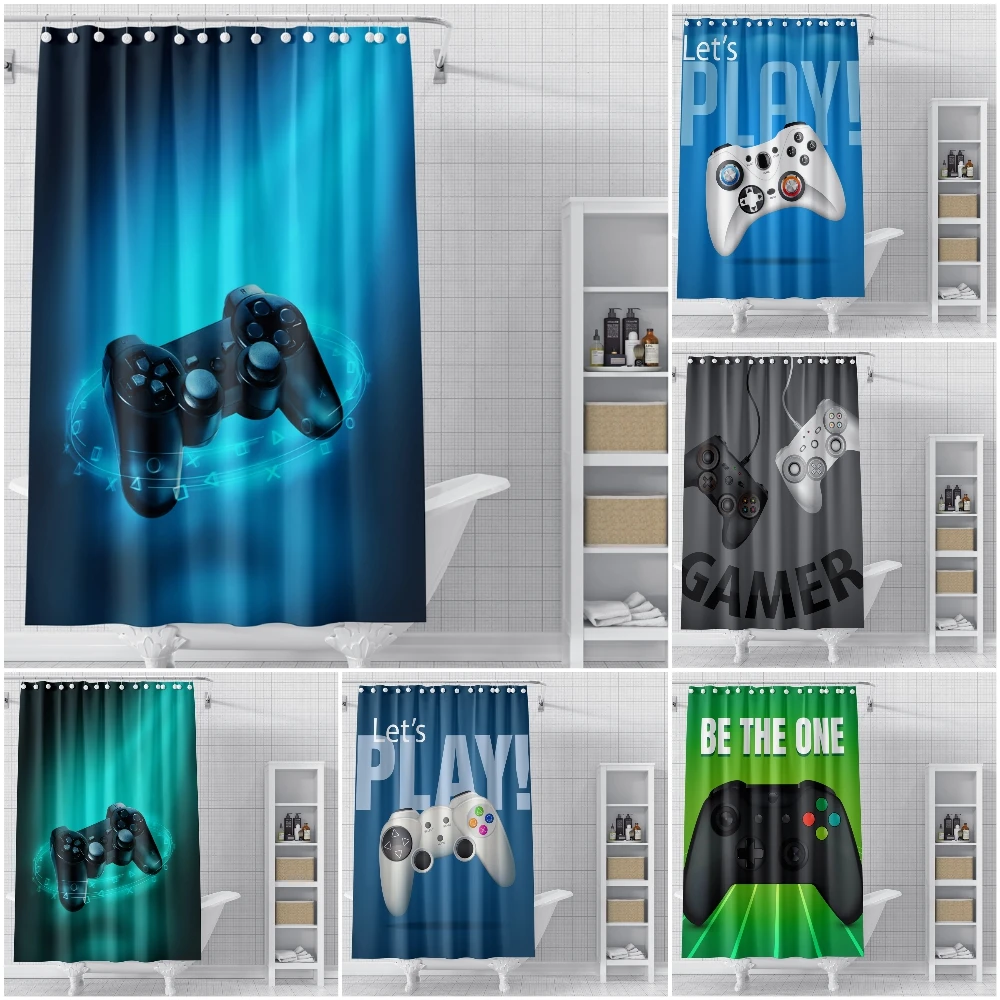 Game Console Shower Curtain Gamepad Themed Bath Curtain 3D Waterproof Fabric Gamer Shower Curtain for Bathroom Home Decor
Game Console Shower Curtain Gamepad Themed Bath Curtain 3D Waterproof Fabric Gamer Shower Curtain for Bathroom Home Decor