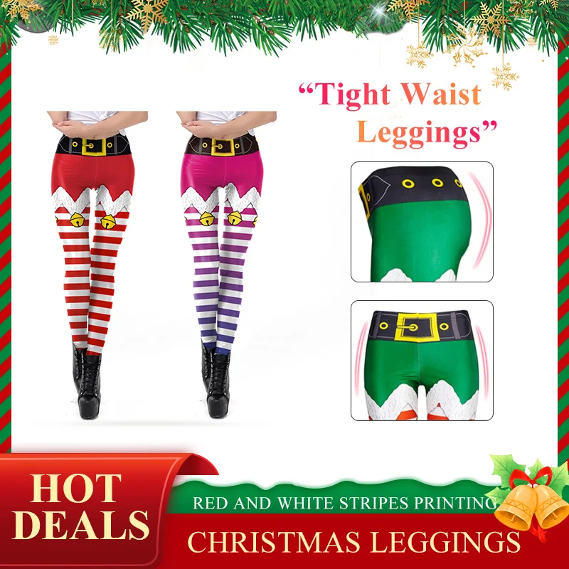 Christmas Leggings For Women Stretchy Xmas Hot Sale Casual Elk Snow Print Slim Leggings Stripe Sexy High Waist Skinny Leggins
Christmas Leggings For Women Stretchy Xmas Hot Sale Casual Elk Snow Print Slim Leggings Stripe Sexy High Waist Skinny Leggins
