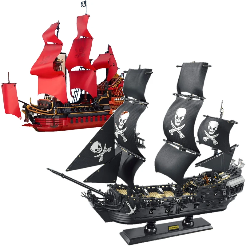 Ideas Black Pearl Pirate Ship Building Blocks Creative Expert Queen Annes Revenge Boat Model Bricks Toys For Kid Christmas Gift
Ideas Black Pearl Pirate Ship Building Blocks Creative Expert Queen Annes Revenge Boat Model Bricks Toys For Kid Christmas Gift