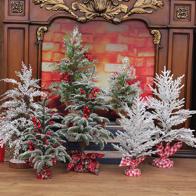 Mini Artificial Christmas Tree Decoration Holiday Desktop Mini Snow Frost DIY Christmas Tree Decoration Family Navidad
Mini Artificial Christmas Tree Decoration Holiday Desktop Mini Snow Frost DIY Christmas Tree Decoration Family Navidad