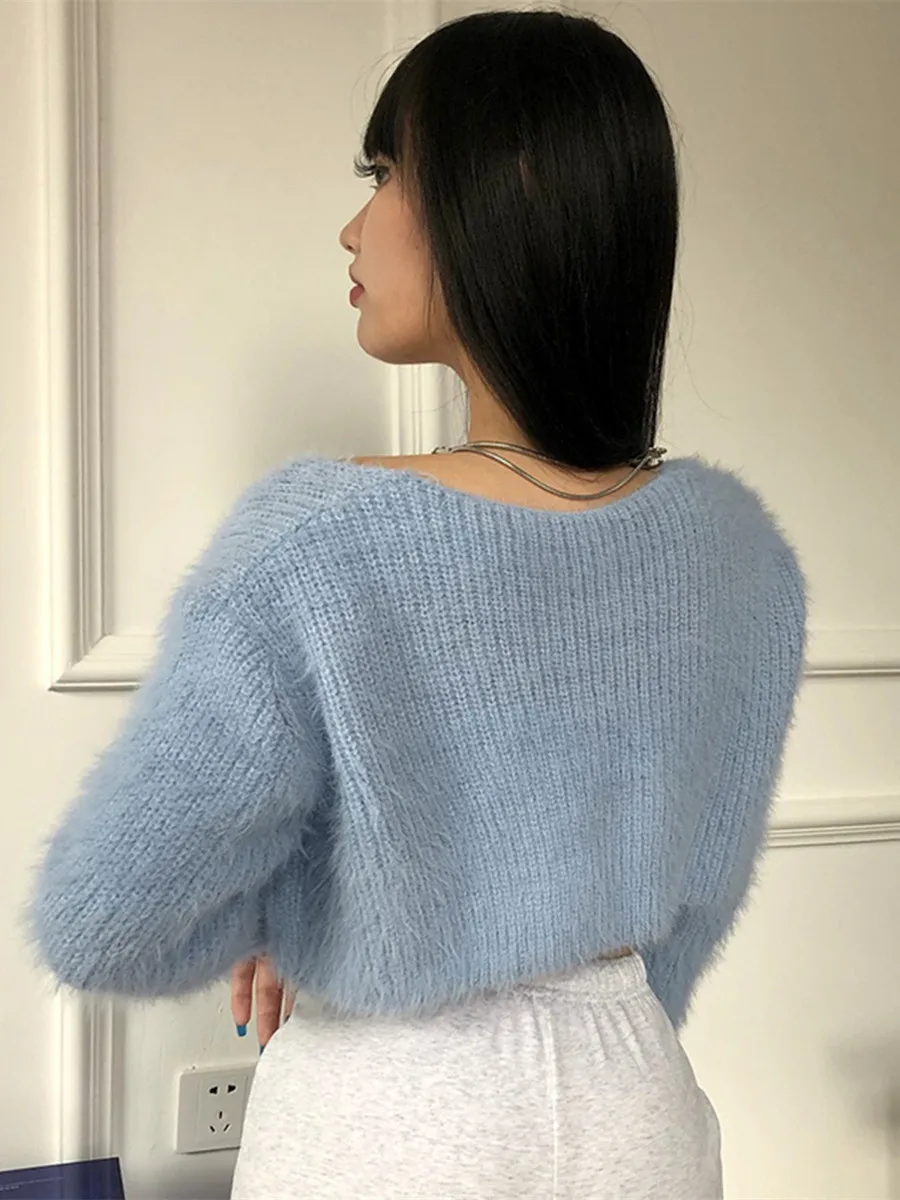 New autumn and winter knit inner camisole with short sweater coat fashion suit lazy
New autumn and winter knit inner camisole with short sweater coat fashion suit lazy