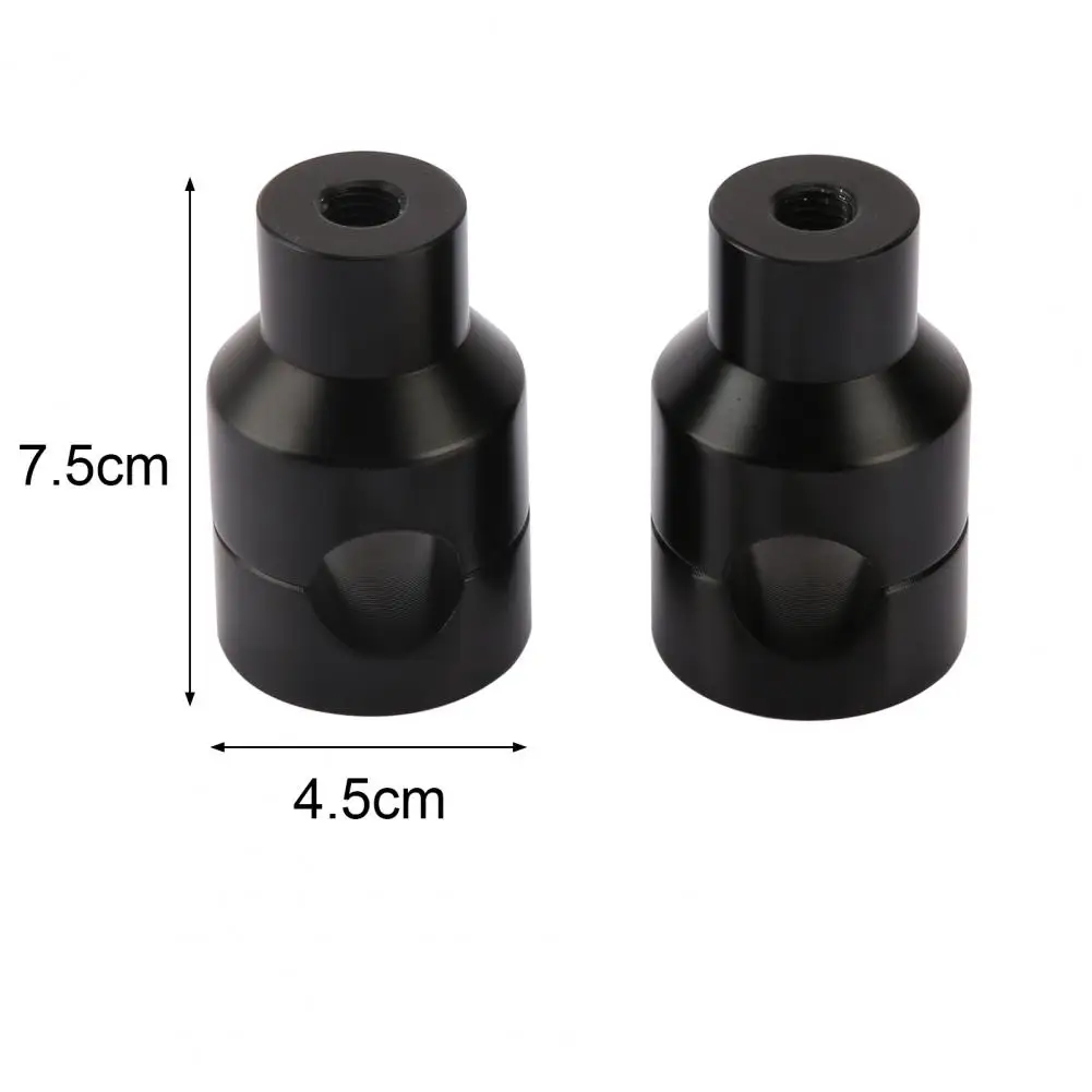2Pcs Motorcycle Handle Clamp Fixation Anti-oxidizing Black Portable Motorcycle Handlebar Risers for 25mm Handlebars
2Pcs Motorcycle Handle Clamp Fixation Anti-oxidizing Black Portable Motorcycle Handlebar Risers for 25mm Handlebars