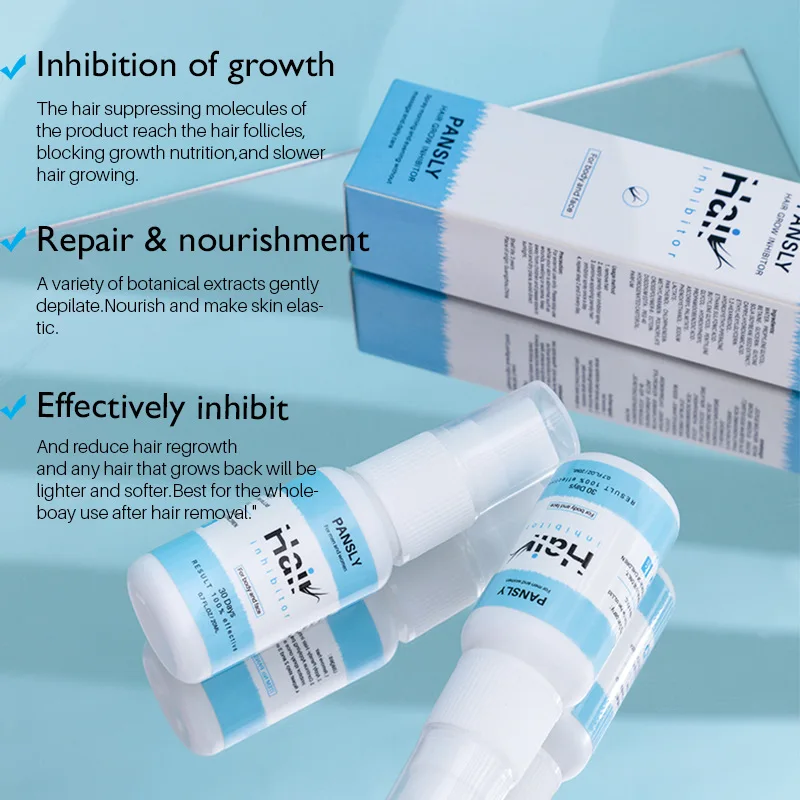 PANSLY HAIR inhibitor Hair suppression spray gentle moisturizing repair nourishing liquid Hair growth inhibiting liquid
PANSLY HAIR inhibitor Hair suppression spray gentle moisturizing repair nourishing liquid Hair growth inhibiting liquid