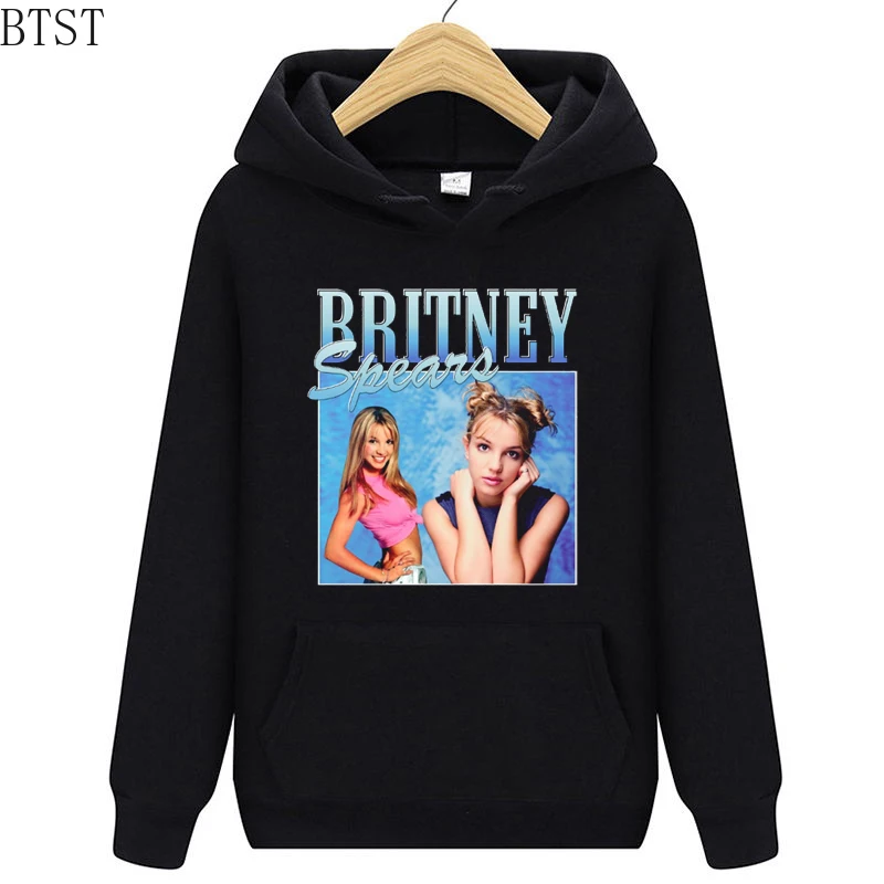 Красивые толстовки Britney Spears с фото принтом модная уличная одежда мужской/женский