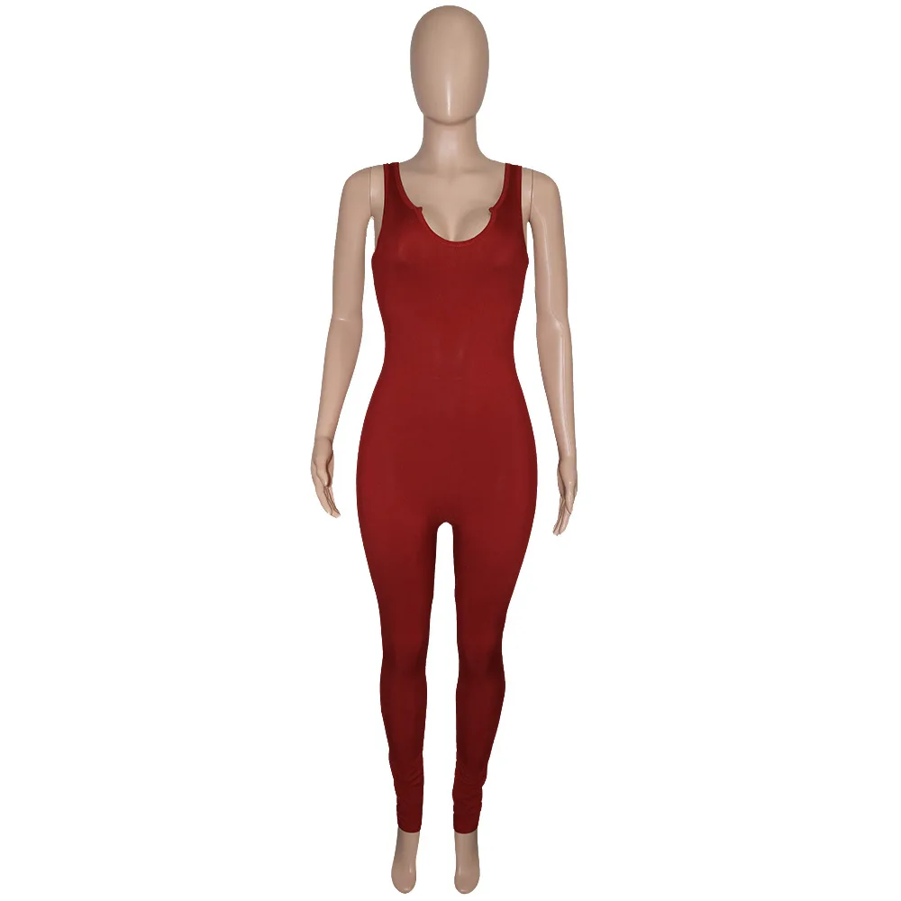 Donsignet Fashion Women's Jumpsuit Summer Hot-selling Casual Hedging Pure Color Pit Strip Simple American Sports Vest Jumpsuit
Donsignet Fashion Women's Jumpsuit Summer Hot-selling Casual Hedging Pure Color Pit Strip Simple American Sports Vest Jumpsuit