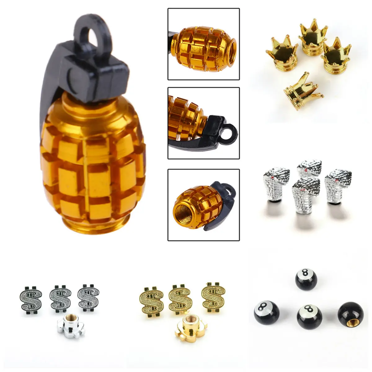 4pcs/lot Bicycle Tire Valve Caps Universal Dustproof Gold Crown Tyre Wheel Stem Air Valve Caps Tire Valve Auto Truck Bike
4pcs/lot Bicycle Tire Valve Caps Universal Dustproof Gold Crown Tyre Wheel Stem Air Valve Caps Tire Valve Auto Truck Bike