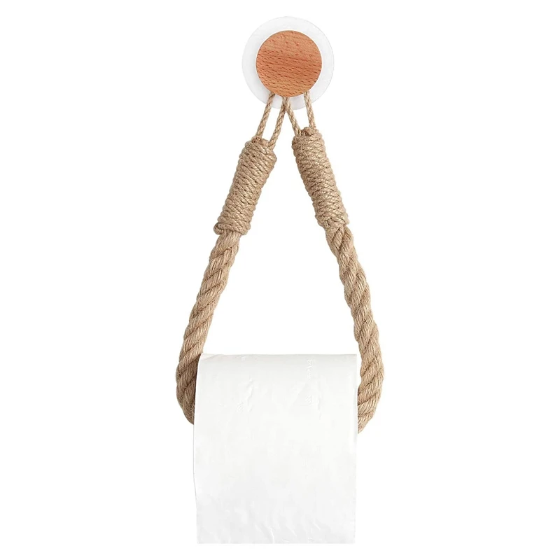 Nautical Rope Toilet Paper Holder Industrial Wall-Mounted Towel Rack with Adhesive Wall Hook for Bathroom Decoration
Nautical Rope Toilet Paper Holder Industrial Wall-Mounted Towel Rack with Adhesive Wall Hook for Bathroom Decoration