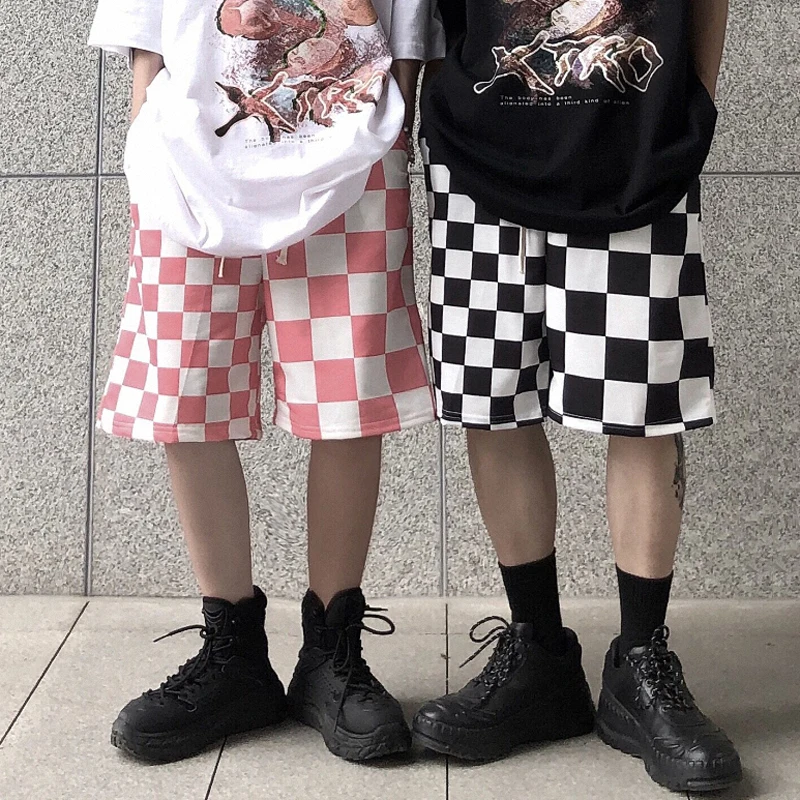 New Summer Shorts Women Knee Pants Female Vintage Loose Elastic Waist Five Points Harajuku Checkerboard Wide Leg Drawstring
New Summer Shorts Women Knee Pants Female Vintage Loose Elastic Waist Five Points Harajuku Checkerboard Wide Leg Drawstring