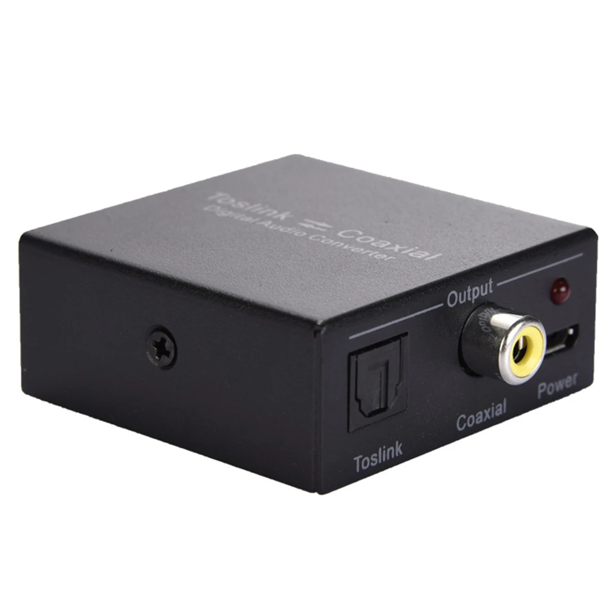 Coaxial to Toslink OR Toslink to Coax Digital Audio Converter Bi-Directional Digital Audio Signal Adapter
Coaxial to Toslink OR Toslink to Coax Digital Audio Converter Bi-Directional Digital Audio Signal Adapter