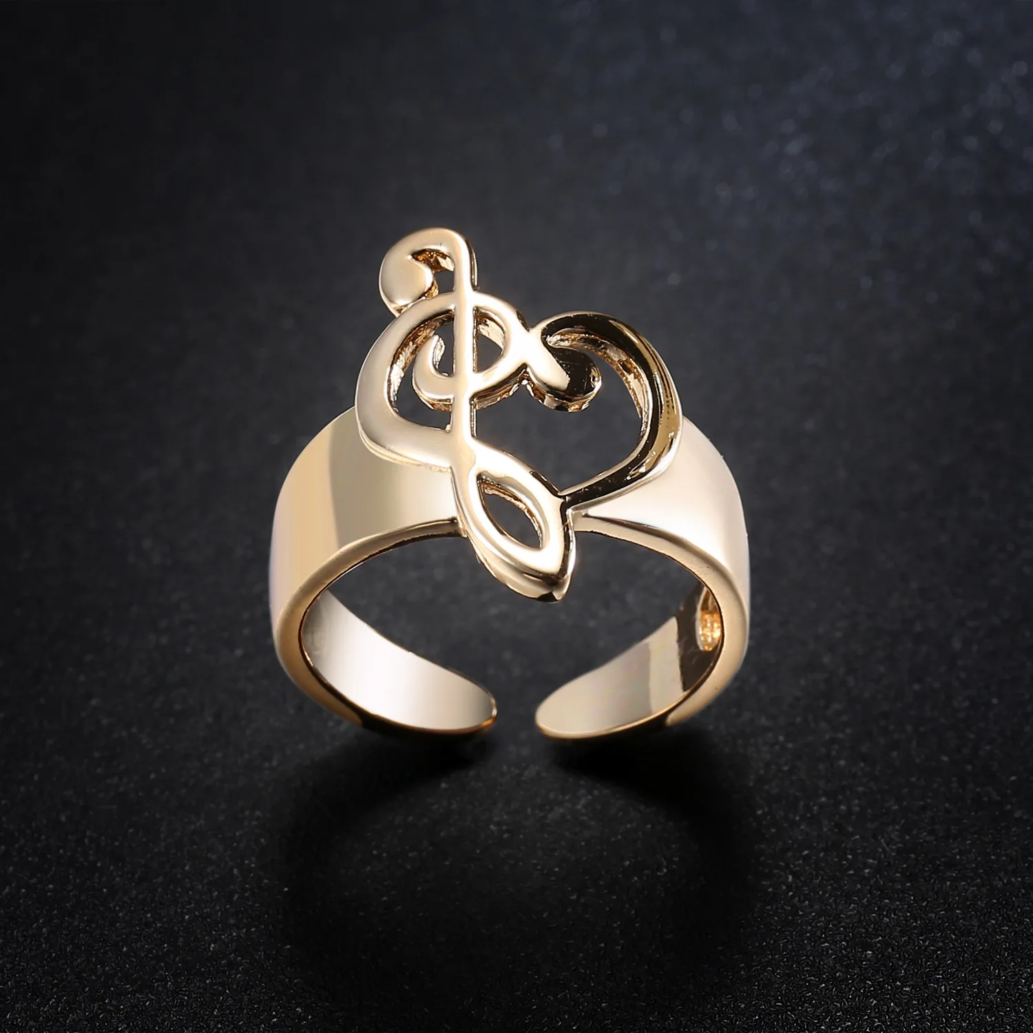 European And American New Hot-selling Jewelry Ring Opening Creative Musical Note Jewelry Ring Ladies Ring Men's Ring
European And American New Hot-selling Jewelry Ring Opening Creative Musical Note Jewelry Ring Ladies Ring Men's Ring