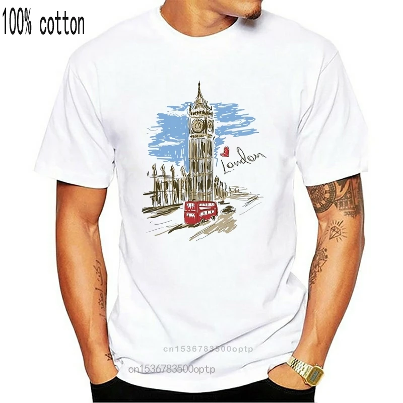 New Love London Ldn Big Ben Red Bus T-Shirt Design Pencil Drawn Cotton Unisex Women Hip-Hop Tee Shirt
New Love London Ldn Big Ben Red Bus T-Shirt Design Pencil Drawn Cotton Unisex Women Hip-Hop Tee Shirt
