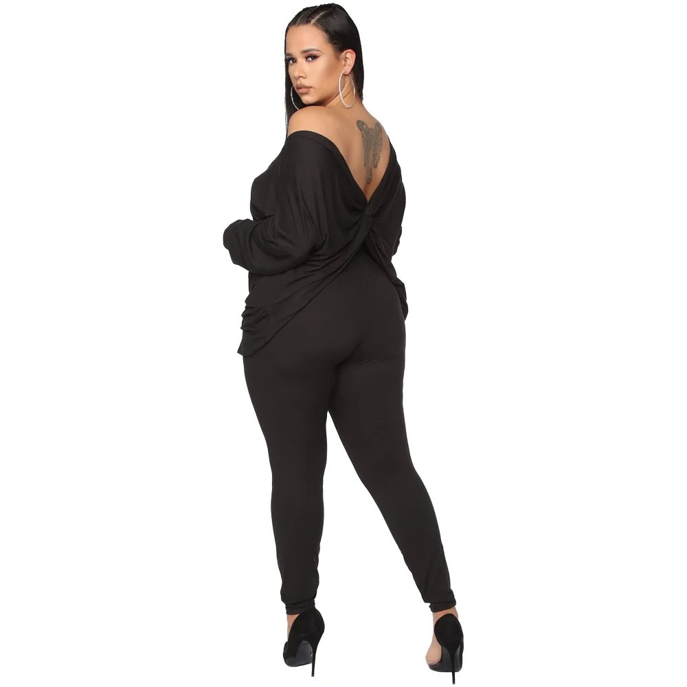 Plus Size Matching Set Women's Clothing Two Piece Suit Top and Pants Casual Sweatpants Tracksuit Ropa Mujer Talla Grande
Plus Size Matching Set Women's Clothing Two Piece Suit Top and Pants Casual Sweatpants Tracksuit Ropa Mujer Talla Grande