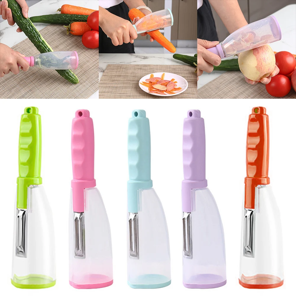 Peeler With Container Multifunctional Peeling Knife Peeling Tube Peeler Peeling Supplies Household Vegetable Potato Accessories
Peeler With Container Multifunctional Peeling Knife Peeling Tube Peeler Peeling Supplies Household Vegetable Potato Accessories