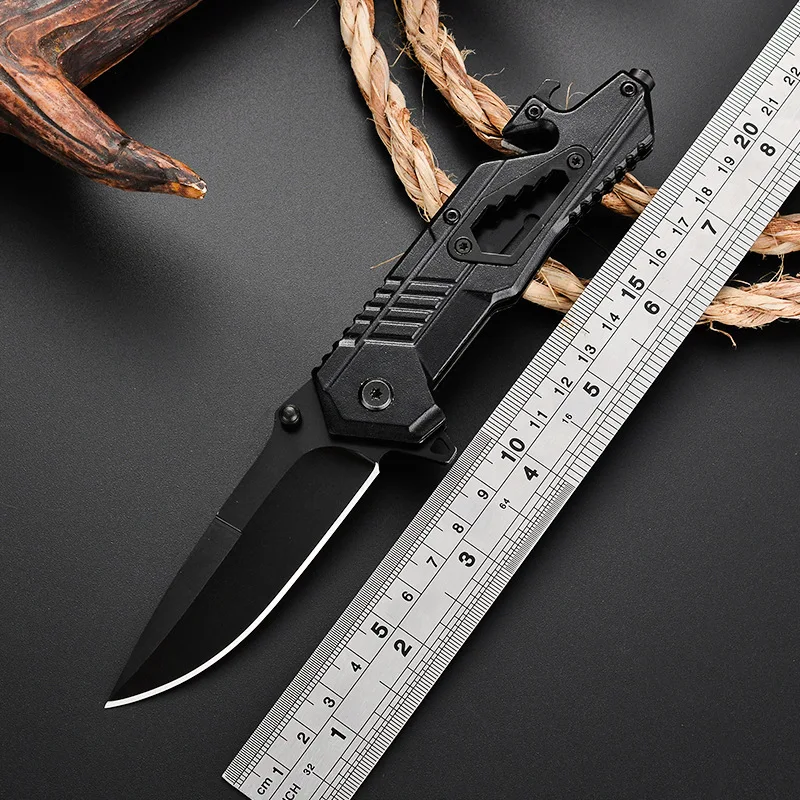 Tactical 3CR13 High Hardness Folding Knife Field Survival Multi-function Hunting Knife Self-defense Outdoor Knifes
Tactical 3CR13 High Hardness Folding Knife Field Survival Multi-function Hunting Knife Self-defense Outdoor Knifes