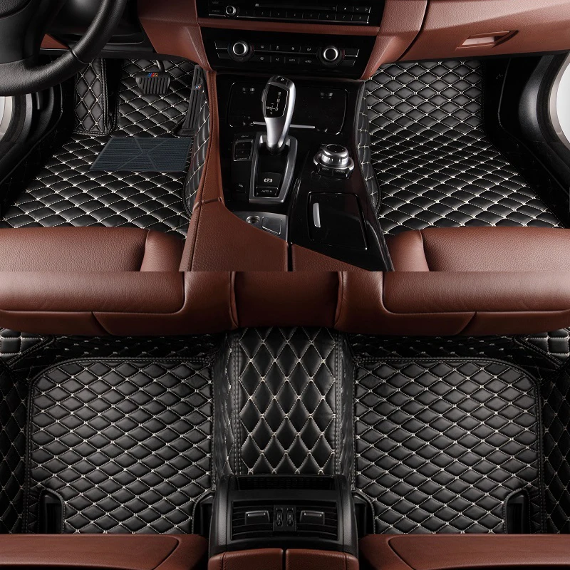 Custom Car Floor Mat For Chery Tiggo 3 3X 5 7 Eastar Cowin Fulwin 2 1 Riich Rely Leather Carpet Liner | Автомобили и мотоциклы