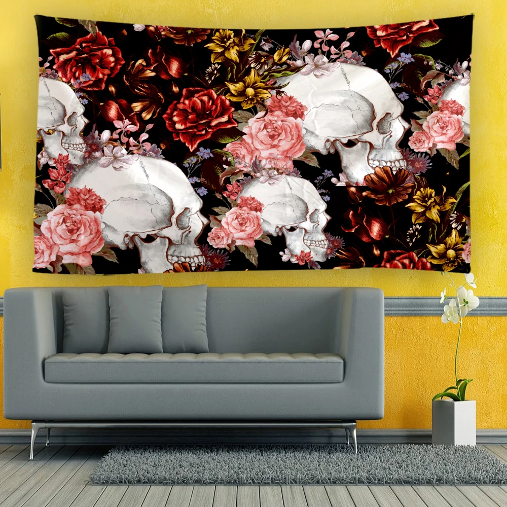 Flower and Skull tapestry kawaii room decor Tapestry Boho decor aesthetic room decor Wall Hanging Tapestry
Flower and Skull tapestry kawaii room decor Tapestry Boho decor aesthetic room decor Wall Hanging Tapestry