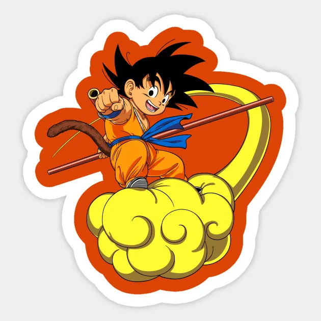 1 шт. вентиляторы DRAGON BALL наклейки для блокнота чехол на колесиках рюкзак стол ПВХ